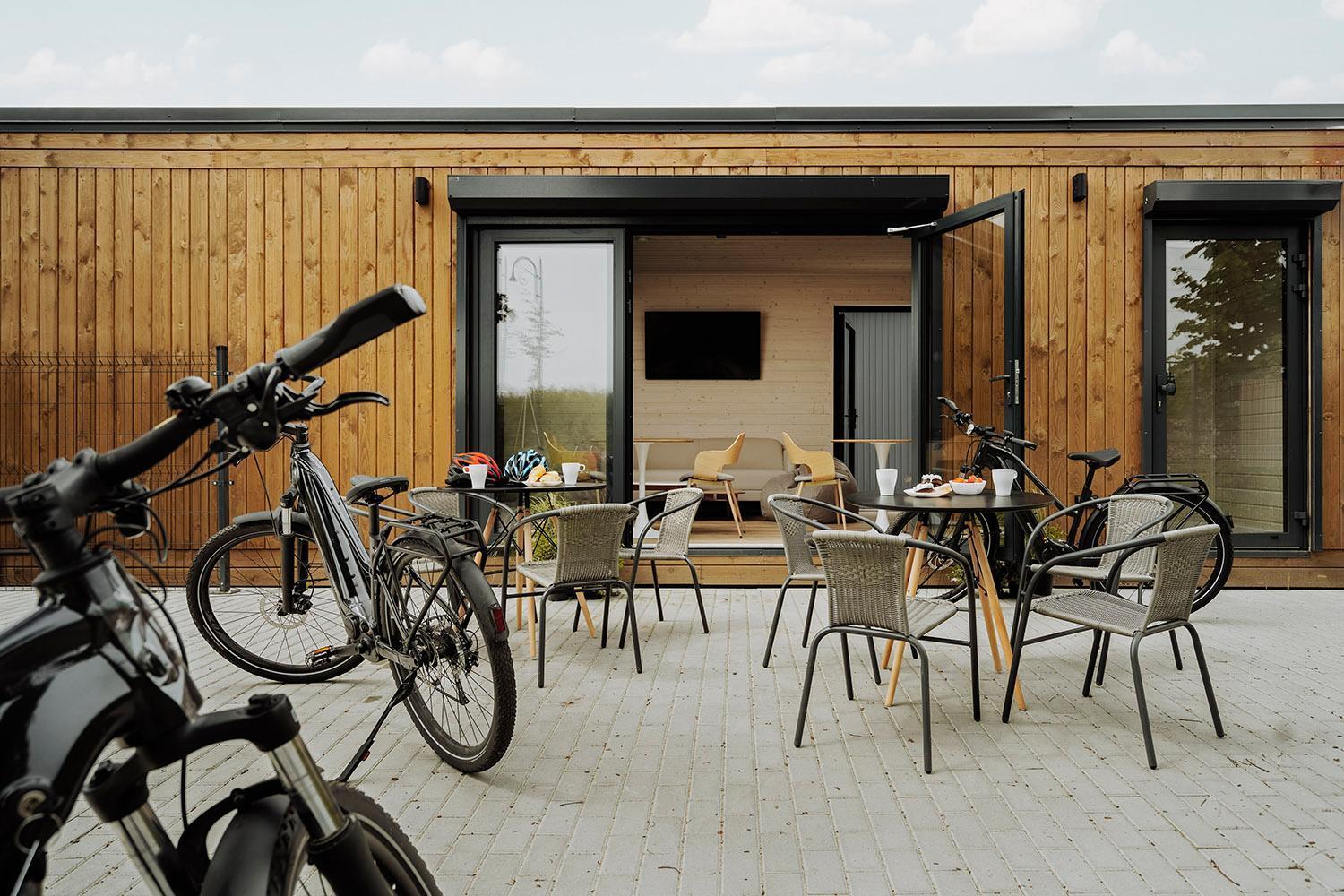 Bed & Bike Resort Trzesacz Trzęsacz Exterior foto